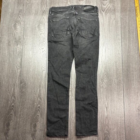 AllSaints Jeans 30 x 31 Mens Black Spitalfields Skinny Stretch Designer - Picture 6 of 10